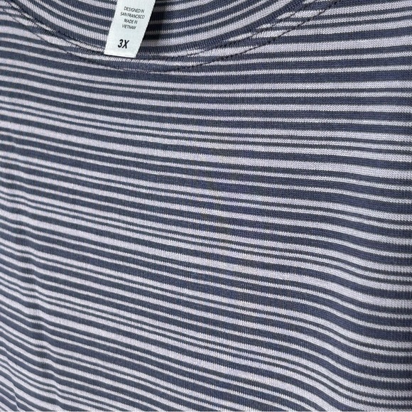 Athleta Women’s Cloudlight Stripe Muscle Tank Top Plus Size 3x Purple/blue Gym - Picture 6 of 9